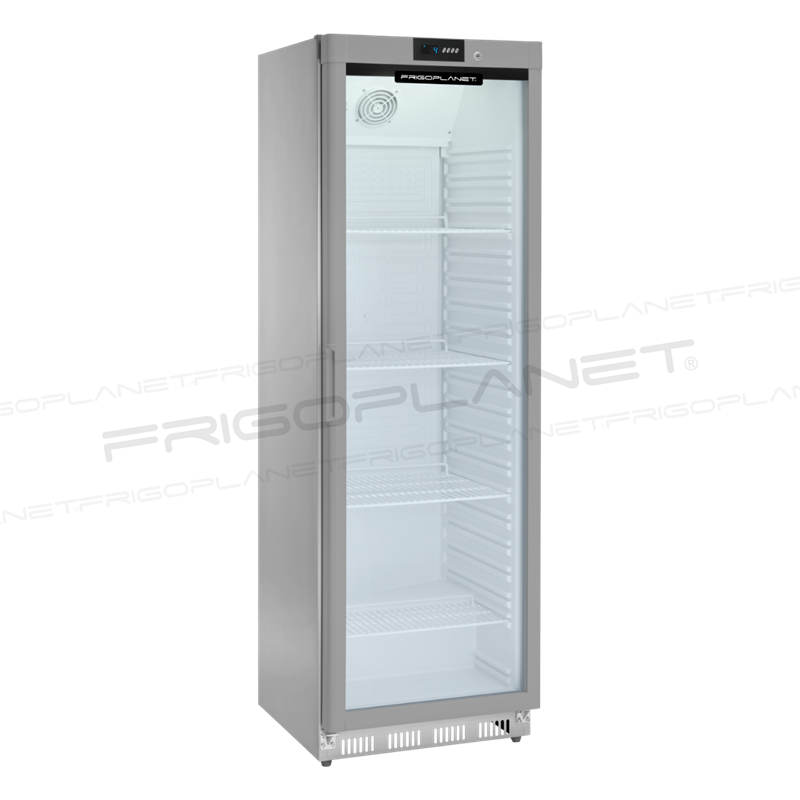 Armadio refrigerato con porta a vetri AKD400RG SS