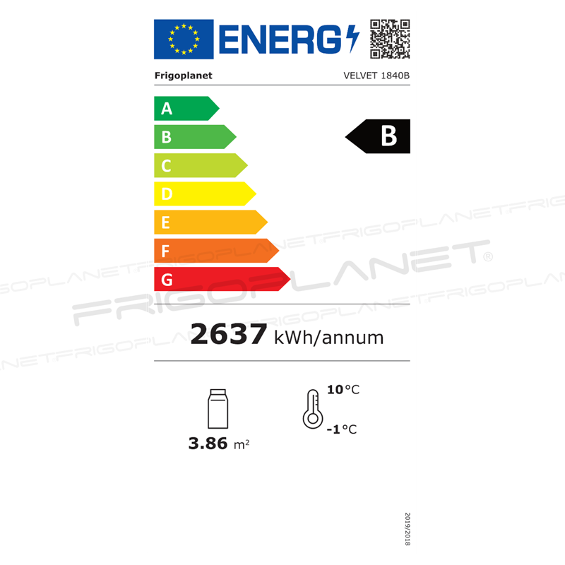 Energy Label, VELVET 1840B