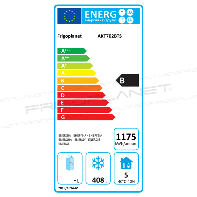 Energy Label, AKT702BTS