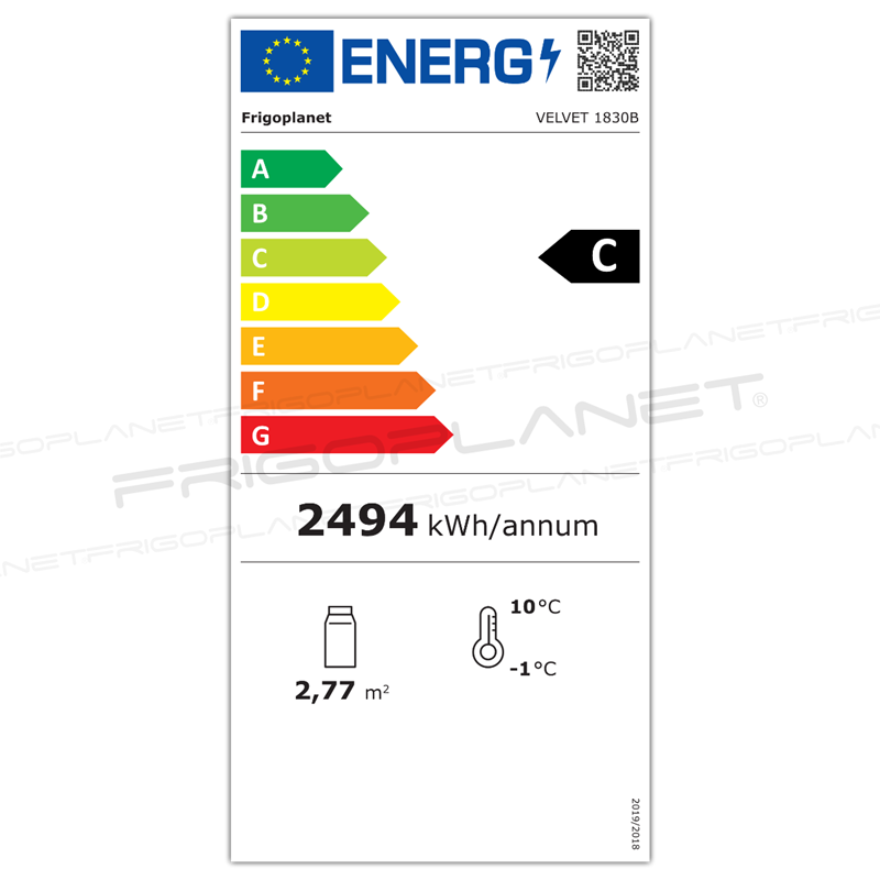 Energy Label, VELVET 1830B