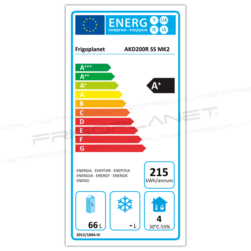 Energy Label, AKD200R SS MK2