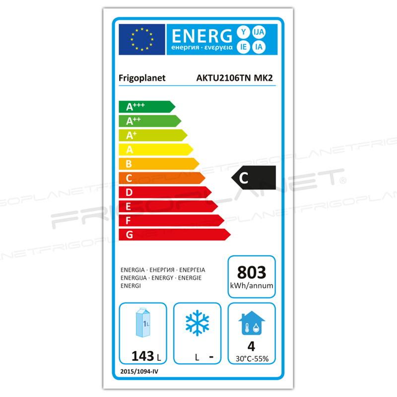 Energy Label, AKTU2106TN MK2