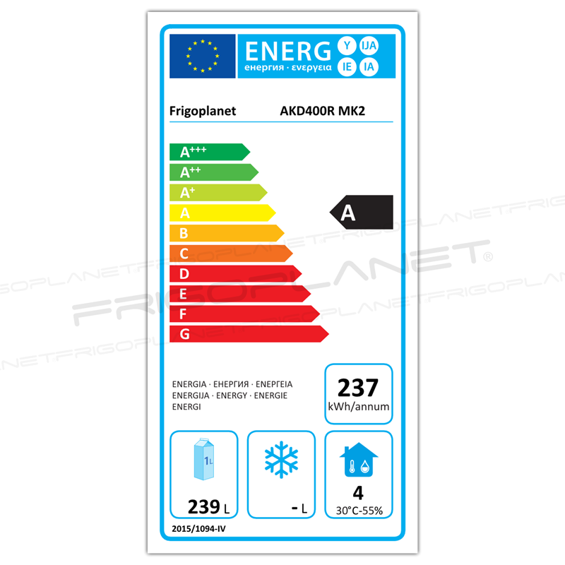 Energy Label, AKD400R MK2